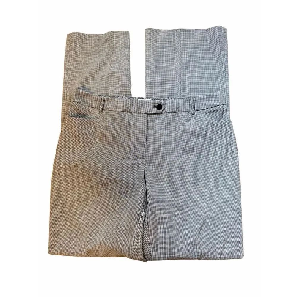 Calvin Klein Black and White Hounds-tooth Modern Fit Dress Pants- Size 6
